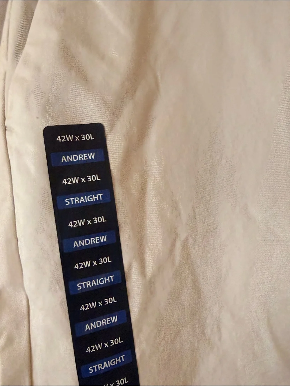 Roundtree & Yorke Perfect Chino Andrew Pants Flat Front 42x30 New